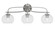 Cavella Three Light Bath Bar in Graphite (200|3913-GP-202)