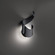 Flamme LED Outdoor Wall Sconce in Black (281|WS-W18416-BK)