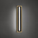Lyrikal LED Wall Sconce in Black/Aged Brass (281|WS-10427-30-BK/AB)