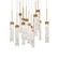 Minx LED Pendant in Aged Brass (281|PD-78013S-AB)