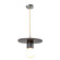 Radiance One Light Pendant in Gloss Blush (102|CER-6320-BSH-NCKL-RIGID)