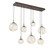 Gaia LED Linear Pendant in Flat Bronze (404|PLB0092-07-FB-A-C01-L3)