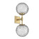 Gaia LED Wall Sconce in Gilded Brass (404|IDB0092-02-GB-C-L1)