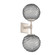 Gaia LED Wall Sconce in Beige Silver (404|IDB0092-02-BS-S-L3)