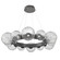 Gaia LED Pendant in Graphite (404|CHB0092-39-GP-C-CA1-L1)