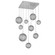 Gaia LED Pendant in Classic Silver (404|CHB0092-09-CS-S-C01-L3)