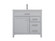 Lewis SIngle Bathroom Vanity in Grey (173|VF23336GR)