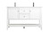 Heath Double Bathroom Vanity in White (173|VF22254DWH)