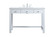 Hudson Bathroom Vanity in White (173|VF14848WH)