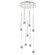 Quill LED Chandelier in Chrome (34|PD-59409R-CH)