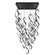 Interlace LED Chandelier in Black (34|PD-47825S-BK)