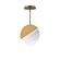 Crescent LED Mini Pendant in Aged Brass (34|PD-25410-35-AB)