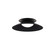 Miso LED Flush Mount in Black (34|FM-11422-40-BK)
