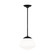 Milne One Light Pendant in Midnight Black (454|EP1351MBK)