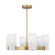 Rhode Six Light Chandelier in Satin Brass (454|DJC1156SB)