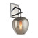 Odyssey One Light Wall Sconce in Textured Black & Polish Nickel (67|B4291-TBK/PN)