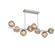 Luna LED Chandelier in Beige Silver (404|PLB0095-T8-BS-ZB-001-L3)