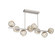 Luna LED Chandelier in Beige Silver (404|PLB0095-T8-BS-FA-001-L1)