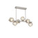 Luna LED Chandelier in Beige Silver (404|PLB0095-T6-BS-ZA-001-L3)