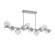 Luna LED Chandelier in Beige Silver (404|PLB0095-T0-BS-GC-001-L3)