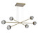 Luna LED Linear Pendant in Gilded Brass (404|PLB0095-M3-GB-ZS-CA1-L1)