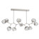 Luna LED Chandelier in Beige Silver (404|PLB0095-BC-BS-FC-001-L1)