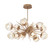 Luna LED Chandelier in Novel Brass (404|PLB0095-0D-NB-ZA-001-L1)