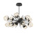 Luna LED Chandelier in Matte Black (404|PLB0095-0D-MB-GA-001-L3)