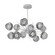 Luna LED Chandelier in Classic Silver (404|PLB0095-0D-CS-ZS-001-L1)