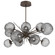 Gaia LED Chandelier in Flat Bronze (404|PLB0092-0D-FB-S-001-L3)