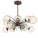 Gaia LED Chandelier in Flat Bronze (404|PLB0092-0D-FB-A-001-L1)