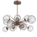 Gaia LED Chandelier in Burnished Bronze (404|PLB0092-0D-BB-C-001-L1)