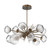 Mesa LED Chandelier in Flat Bronze (404|PLB0089-0D-FB-C-001-L3)