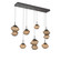 Mesa LED Linear Pendant in Graphite (404|PLB0089-07-GP-B-C01-L3)