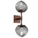 Luna LED Wall Sconce in Burnished Bronze (404|IDB0095-02-BB-GS-L1)