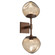 Luna LED Wall Sconce in Burnished Bronze (404|IDB0095-02-BB-GB-L1)