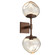 Luna LED Wall Sconce in Burnished Bronze (404|IDB0095-02-BB-GA-L3)