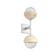 Cabochon LED Wall Sconce in Classic Silver (404|IDB0093-02-CS-TC-L3)