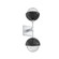 Cabochon LED Wall Sconce in Classic Silver (404|IDB0093-02-CS-BC-L1)