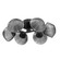 Mesa LED Flush Mount in Matte Black (404|CLB0089-01-MB-S-L1)