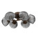Mesa LED Flush Mount in Flat Bronze (404|CLB0089-01-FB-S-L3)