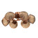 Mesa LED Flush Mount in Burnished Bronze (404|CLB0089-01-BB-B-L3)