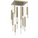 Axis LED Chandelier in Gilded Brass (404|CHB0097-12-GB-GC-C01-L1)