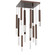 Axis LED Chandelier in Burnished Bronze (404|CHB0097-12-BB-GC-C01-L3)