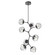 Luna LED Chandelier in Graphite (404|CHB0095-VB-GP-GC-001-L3)