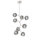 Luna LED Chandelier in Beige Silver (404|CHB0095-VB-BS-ZS-001-L3)