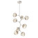 Luna LED Chandelier in Beige Silver (404|CHB0095-VB-BS-GA-001-L3)