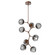 Luna LED Chandelier in Burnished Bronze (404|CHB0095-VB-BB-GS-001-L3)