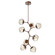 Luna LED Chandelier in Burnished Bronze (404|CHB0095-VB-BB-ZA-001-L1)