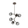 Luna LED Chandelier in Flat Bronze (404|CHB0095-VA-FB-ZS-001-L3)